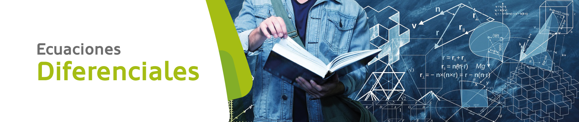 Imagen jven con un libro realizando ecuaciones diferenciales